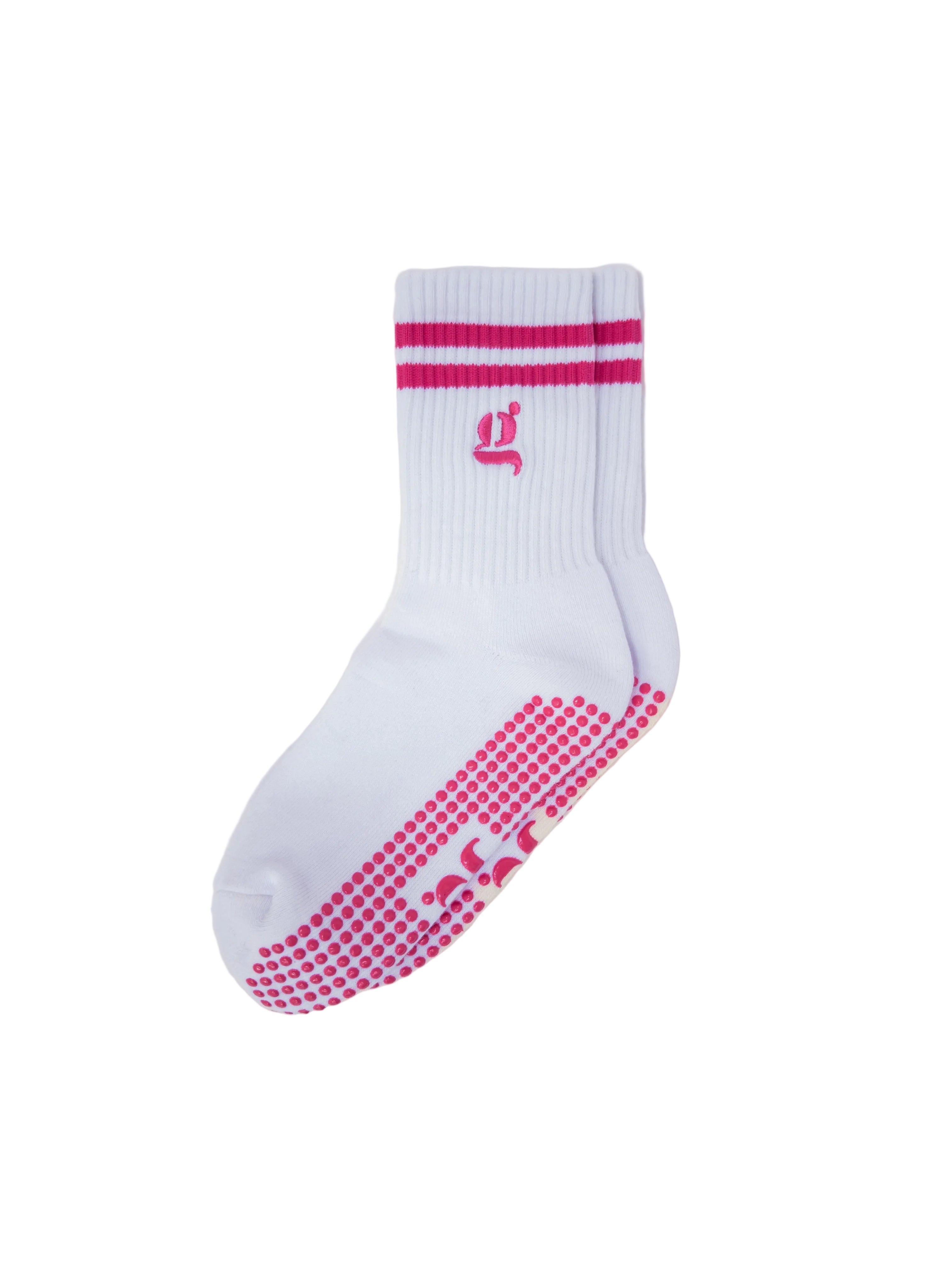 White & Hot Pink Logo
